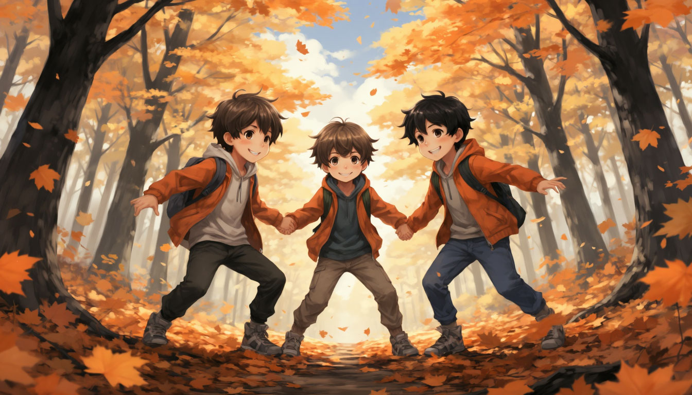 Иллюстрация к стихотворению «Местные дети»